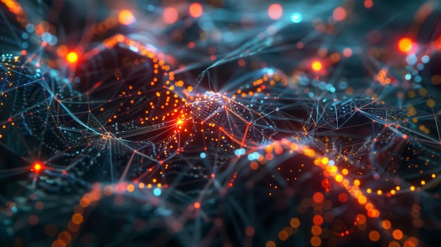 Machine learning analytics platform displaying real-time data processing capabilities